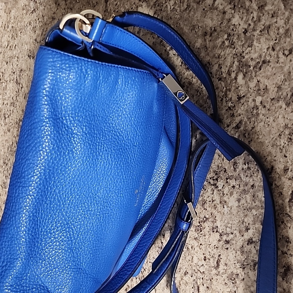 kate spade Electric Blue Leather Crossbody Bag - Picture 7 of 11